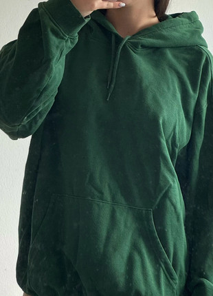 HM Hoodie Green Relaxed Fit L, marque: H&M, état: Bon état, taille: L, 7,00 €, 8,05 € Protection acheteurs incluse