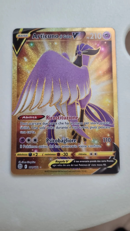 Articuno di Galar V Gold 181/172 - Vinted