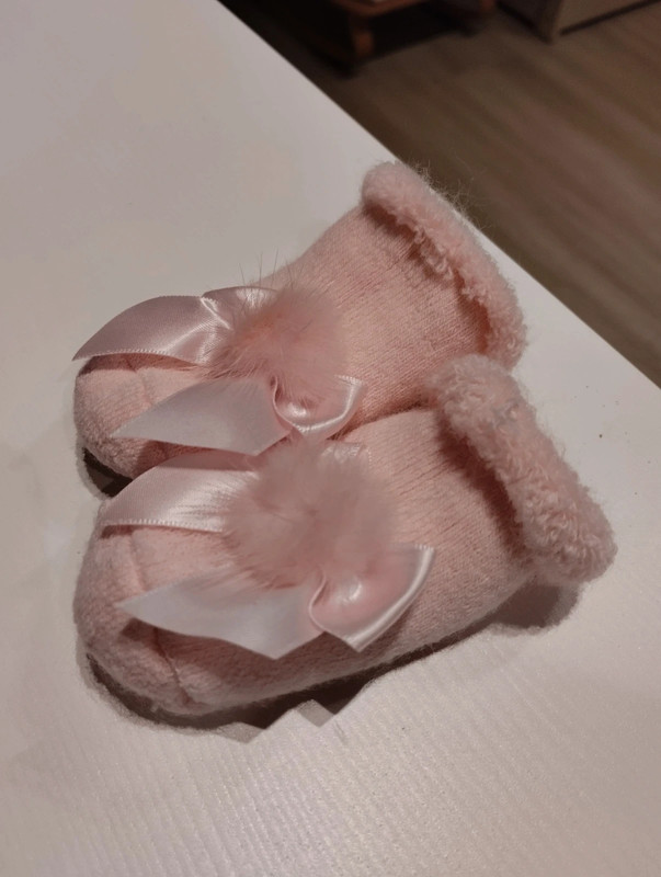 Calze rosa neonato