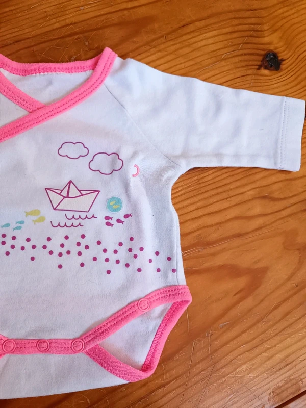 Body manches longues fille taille naissance - photo numéro 2