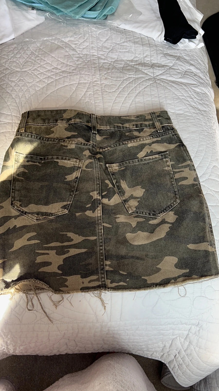 Camouflage skirt sales new look