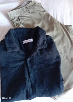 Pantalone cotone + camicia, marque: Cotone, état: Très bon état, taille: XXL, 8,00 €, 9,10 € Protection acheteurs incluse