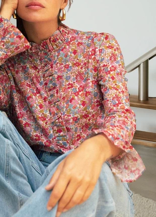 Blouse fleurie multicolore, marke: Vintage Dressing, zustand: Neu, größe: M / 38 / 10, 35,00 €, 37,45 € beinhaltet Vinted-Käuferschutz Pro