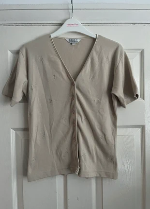 Vintage cream/beige top S/M, brand: Vintage, condition: Very good, size: M / 10, £6.00, £7.00 includes Buyer Protection