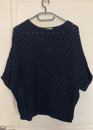 Pull bleu marine , merk: Cache Cache, staat: Heel goed, maat: M / 38 / 10, € 5,00, € 5,95 inclusief Kopersbescherming