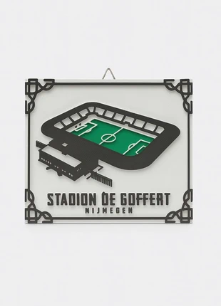3D tegel Stadion de Goffert Nijmegen, estado: Nuevo sin etiquetas, 5,00 €, 5,95 € Protección al comprador Pro incluida