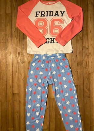 Pyjama 2 pièces fille 10ans Tex, marca: TEX, estado: Muito bom, tamanho: 10 anos / 140 cm, €2.00, €2.80 inclui Proteção do Comprador
