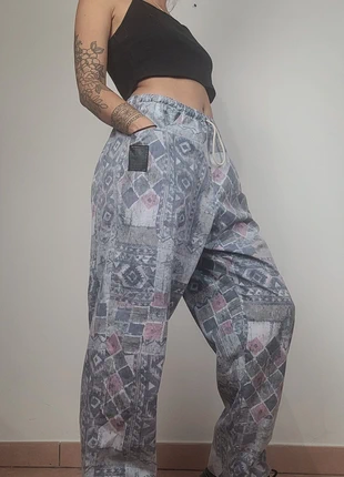 Pantalon large à motifs Vintage 80s 90s taille S/M, marque: Vintage, état: Très bon état, taille: M / 38 / 10, 14,00 €, 15,40 € Protection acheteurs (Pro) incluse