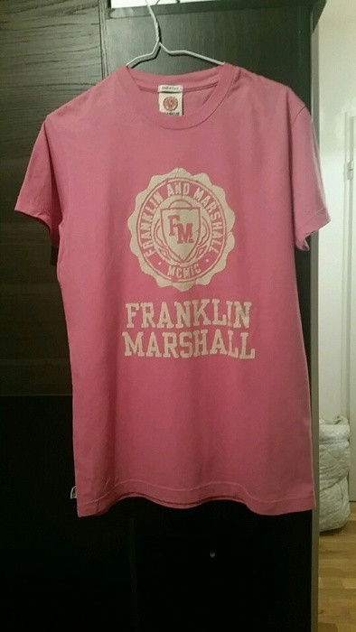 T-shirt long rose Franklin & Marshall NEUF 1