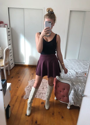 Jupe patineuse , marca: Forever 21, estado: Muito bom, tamanho: S / 36 / 8, €3.00, €3.85 inclui Proteção do Comprador