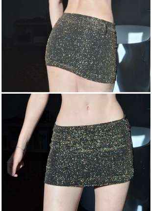 Glittered Micro Mini Skirt, zustand: Sehr gut, größe: XS / 34 / 6, 3,00 €, 3,85 € inklusive Vinted-Käuferschutz