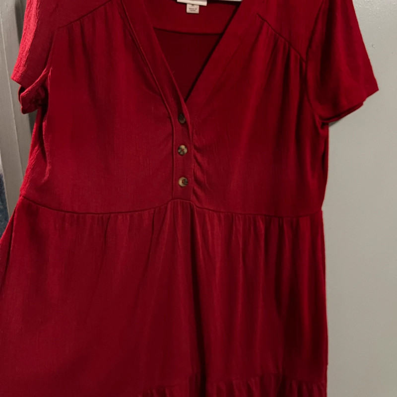 Red Ruffle Dress 2