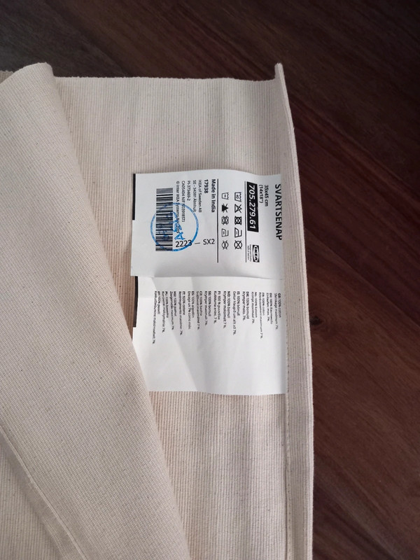 SVARTSENAP mantel individual, natural, 35x45 cm - IKEA