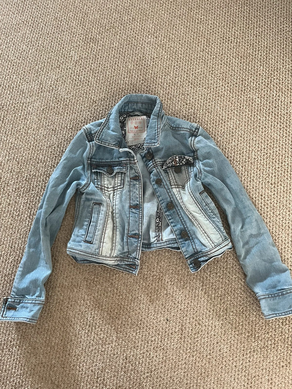 Fat face girls denim jacket age 6 7 Vinted