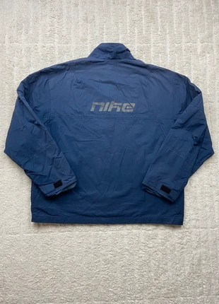 Veste Nike bleu marine vintage Y2K avec gros logo imprimé dans le dos, swoosh brodé - taille L, marca: Nike, estado: Muito bom, tamanho: L, €30.00, €32.20 inclui Proteção do Comprador