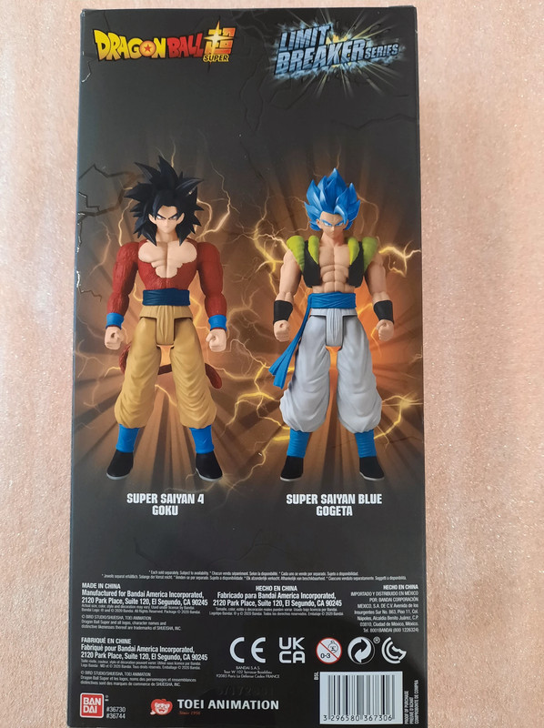 Dragon Ball Super - Figurine Géante Limit Breaker 30 cm - Super Saiyan Goku  Blue
