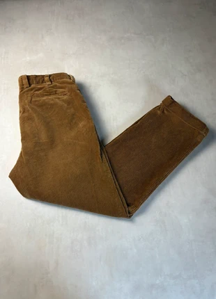 Pantalon Velours Côtelé | homme | marron |  L | Vintage Retro Old Money Y2k | SKU 340, merk: Vintage Dressing, staat: Heel goed, maat: L, € 20,00, € 21,70 inclusief Kopersbescherming