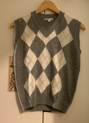 Pull sans manches gris et blanc , marque: Subdued, état: Neuf sans étiquette, taille: Taille unique, 4,00 €, 4,90 € Protection acheteurs incluse