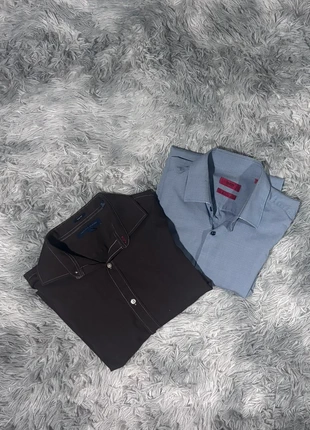 Set 2 Camicie Firmate – Tommy Hilfiger & Hugo Boss – Taglia M / 16 Anni, marque: Tommy Hilfiger, état: Très bon état, taille: M, 35,00 €, 37,45 € Protection acheteurs incluse