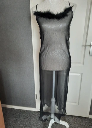 Slipdress Femme Fatale : Zwart S, marque: Femme Fatale, état: Neuf avec étiquette, taille: S / 36 / 8, 5,00 €, 5,95 € Protection acheteurs incluse