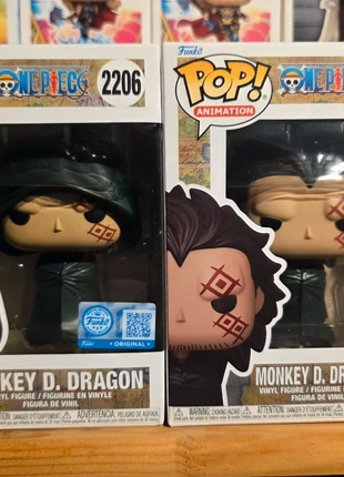 Funko pop 2206 Monkey D Dragon One Piece bundle, marque: Funko Pop, état: Très bon état, taille: Taille unique, 95,00 €, 100,45 € Protection acheteurs incluse