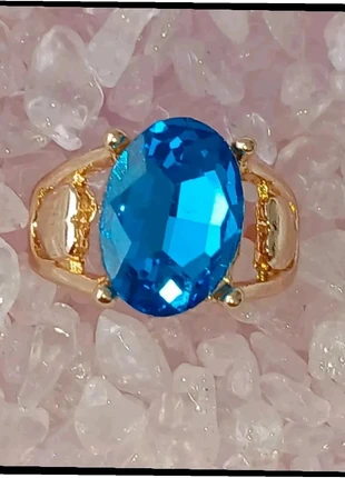 Bague dorée avec pierre, marca: Tendance, estado: Muy bueno, tamaño: 17,7 mm Ø / 16, 3,45 €, 4,32 € Protección al comprador Pro incluida