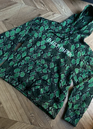 Groene Daily Paper Hoodie, merk: Daily paper, staat: Heel goed, maat: M / 38 / 10, € 15,00, € 16,45 inclusief Kopersbescherming