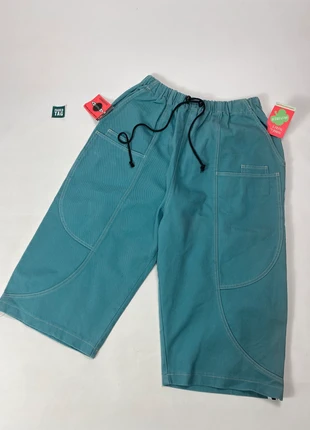 00s Stuka Carpenter Baggy Wide Leg Short -Short Baggy Large Ajustable Teal, marque: stuka, état: Neuf avec étiquette, taille: Taille unique, 70,00 €, 74,20 € Protection acheteurs (Pro) incluse