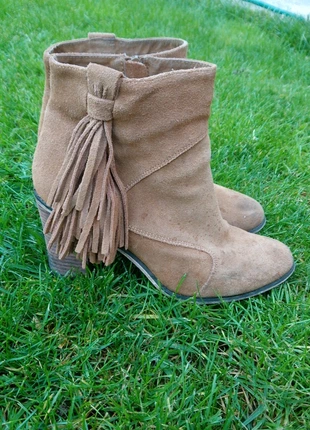 Bottines talons camel, marca: Promod, estado: Muy bueno, tamaño: 39, 6,00 €, 7,00 € Protección al comprador incluida