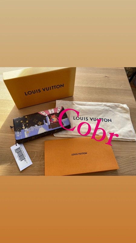 Louis Vuitton Sarah Wallet Monogram Vivienne Shanghai Pink Lining