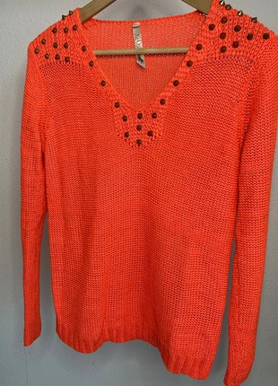 Golden Days Bright Orange Jumper Studs Gold Small, marke: Golden Days, zustand: Gut, größe: S / 36 / 8, 5,00 €, 5,95 € inklusive Vinted-Käuferschutz