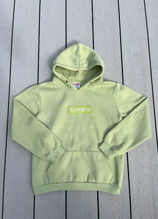 Sweat à capuche / Pull à capuche Supreme – Vert clair – Taille L, marke: Supreme, zustand: Neu, größe: L, 55,00 €, 58,45 € inklusive Vinted-Käuferschutz