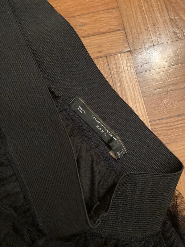 Gonna tulle 2025 nera zara