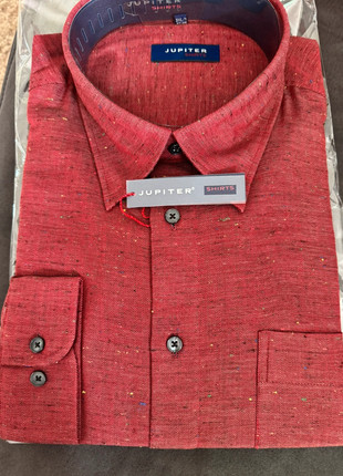 Jupiter Freizeithemd 47/48 Bordeaux 100% Baumwolle, marque: Jupiter, état: Neuf avec étiquette, taille: XXXL, 10,00 €, 11,20 € Protection acheteurs incluse