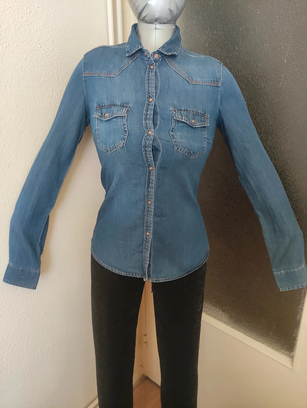 Chemise en jean taille 34