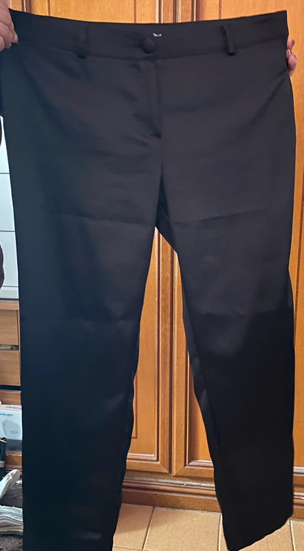 Pantalone nero lucido 1