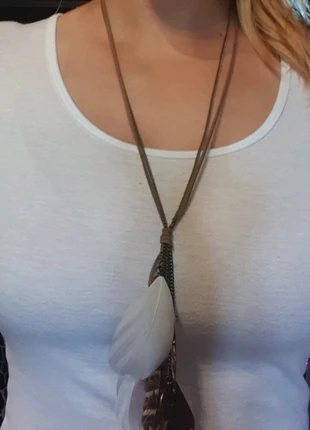 Collier Plumes Bonobo , merk: Bonobo, staat: Heel goed, € 3,00, € 3,85 inclusief Kopersbescherming