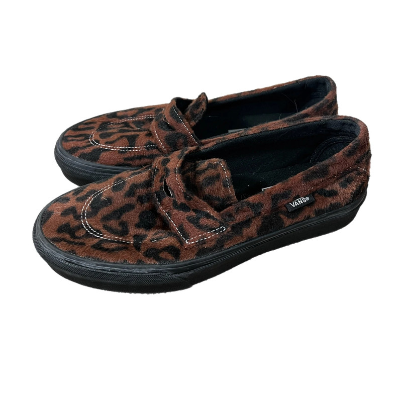 Cheetah Print Vans Slip Ons 3