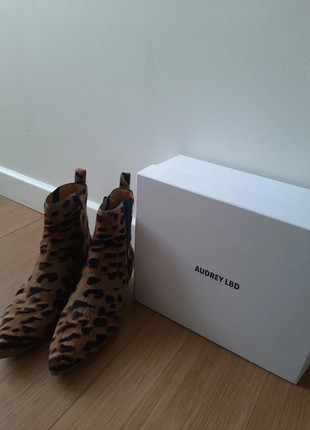 Boots leopard Audrey Lombard taille 38 Vinted