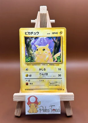 Carte Pokémon Pikachu - Base Set - n025, brand: Pokémon, condizioni: Buone, €4.50, €5.43 include la Protezione acquisti