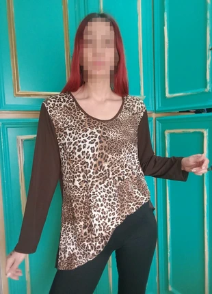 Maglia animal print leopardo #vintage2000's #desconstructed, brand: Vintage Dressing, condizioni: Nuovo senza cartellino, taglia: M / IT 42 / EU 38, €8.00, €9.10 include la Protezione acquisti