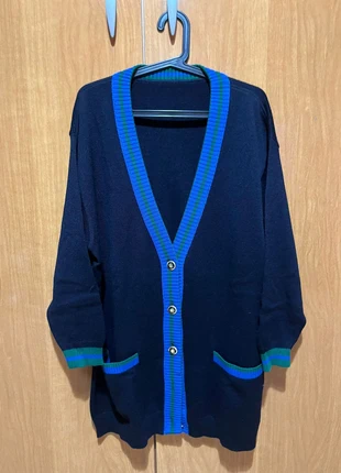 Cardigan Lungo / Giacca in Maglia (Brand da specificare) - Stile Preppy Chic - Taglia L/XL, marque: Made In Italy, état: Très bon état, taille: XL / 42 / 14, 5,00 €, 5,95 € Protection acheteurs incluse