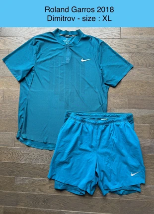 Roland Garros 2018 - tenue de tennis Nike - Dimitrov - taille XL - très bon état, marke: Nike, zustand: Sehr gut, größe: XL, 129,99 €, 137,19 € beinhaltet Vinted-Käuferschutz Pro