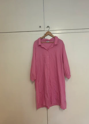 Roze katoenen jurk Noisy May – maat 50 – nieuw zonder label, marca: Noisy May, estado: Novo sem etiquetas, tamanho: 5XL / 50 / 22, €10.00, €11.20 inclui Proteção do Comprador