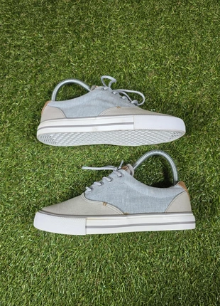 Baskets basses grises en toile Okaïdi – Taille 36, marca: Okaïdi, estado: Muito bom, tamanho: 36, €10.00, €11.20 inclui Proteção do Comprador Pro