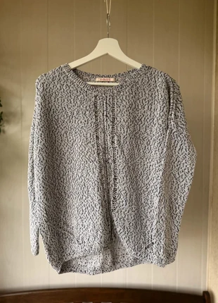 Pull Camaïeu – Blanc et bleu – Taille M – Bon état, merk: Camaïeu, staat: Goed, maat: M / 38 / 10, € 10,49, € 11,71 inclusief Kopersbescherming