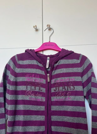 Vintage Y2K stripes zip up sweater sparkles detail, marque: Pepe Jeans, état: Très bon état, taille: S / 36 / 8, 17,00 €, 18,55 € Protection acheteurs incluse