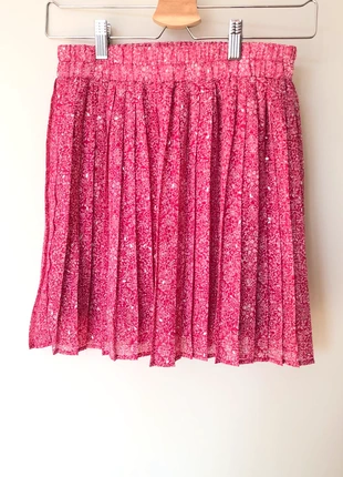 Jupe plissée rose estivale, brand: Cache Cache, condition: Very good, size: XS / 34 / 6, €2.50, €3.33 includes Buyer Protection