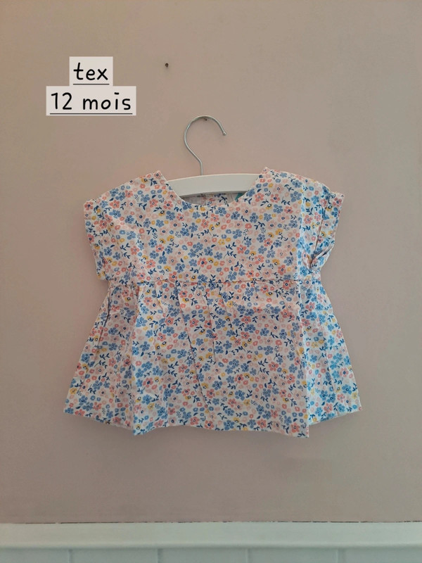 Blouse liberty tex 12 mois 1