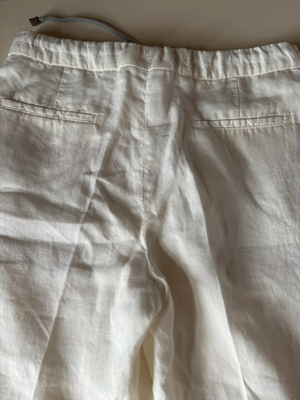 Pantalone bianco Brunello Cucinelli 2